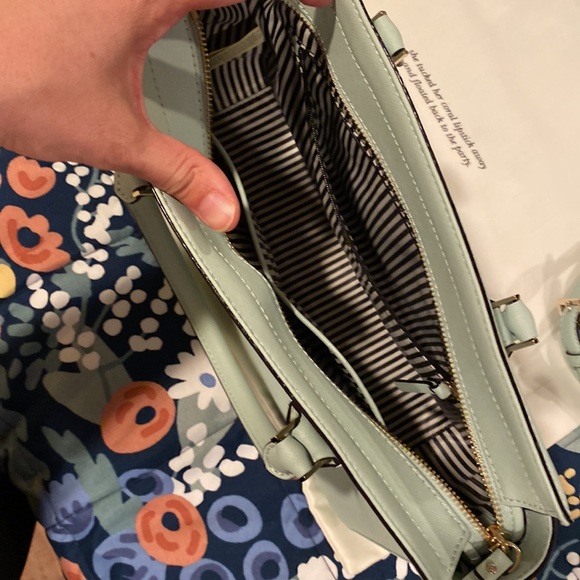 Kate spade Cameron medium satchel. Mint green. NWOT - Picture 2 of 14